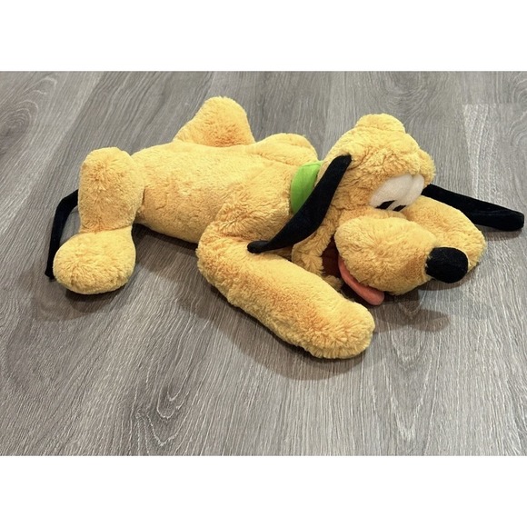 PLUTO Plush Disney Store Genuine Authentic Dog Stuffed Animal Floppy Beans 16" - Picture 10 of 10